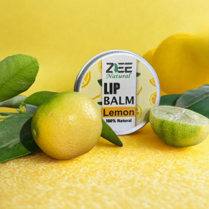 Lip Balm Lemon by Zee Naturals 20G | Organic Hydration for Dry Lips