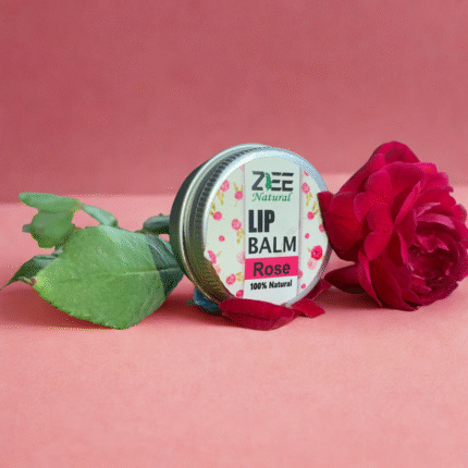 Lip Balm Rose by Zee Naturals 20G | Organic Hydration for Dry Lips