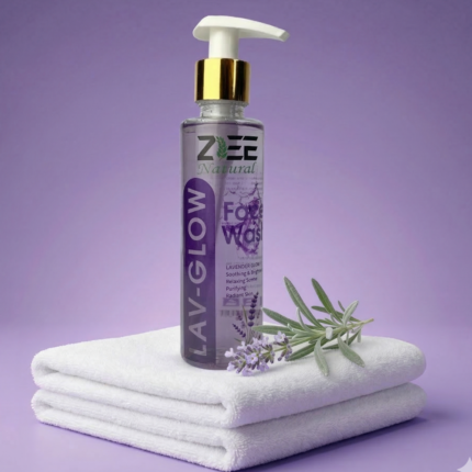 Lav Glow Face Wash by Zee Natural